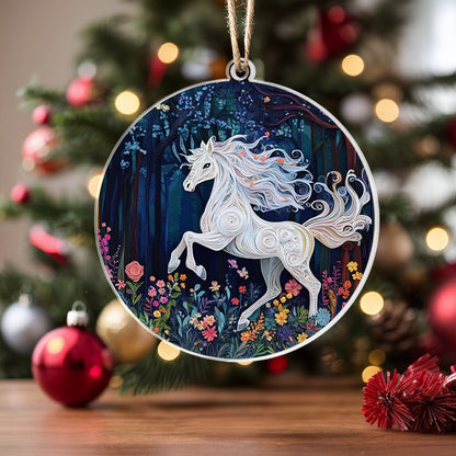 Shineful 2D Acrylic Ornament Whimsical Horse Dream