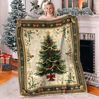 Shineful Fleece Blanket Classic Christmas Tree