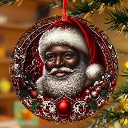 Shineful 2D Acrylic Ornament Joyful Santa