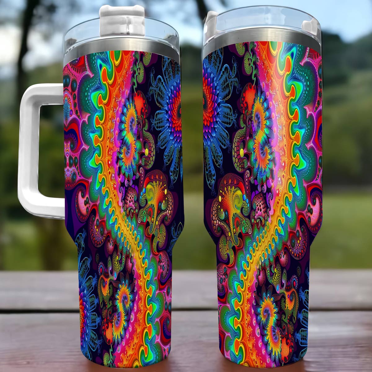 Shineful Tumbler Hippie Gorgeous Mushrooms Land