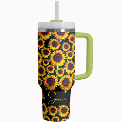 Shineful Tumbler Sunflower Personalized Gorgeous Sunflower