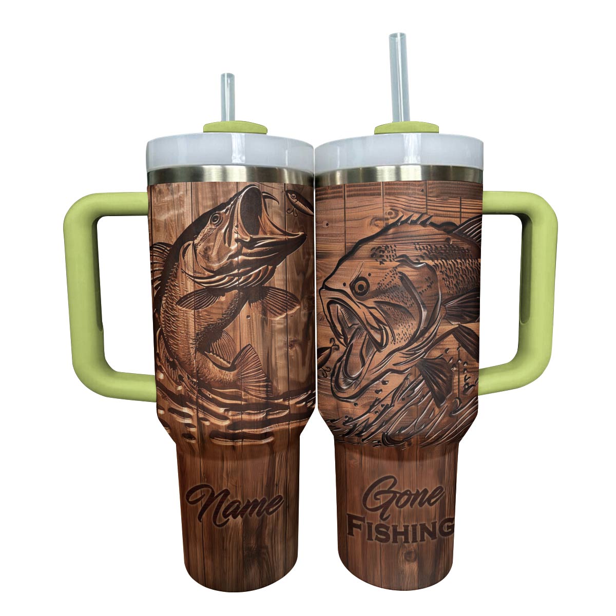 Shineful Tumbler Personalized Stunning Largemouth Bass