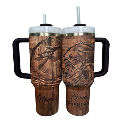 Shineful Tumbler Personalized Stunning Largemouth Bass