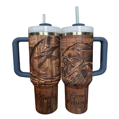 Shineful Tumbler Personalized Stunning Largemouth Bass