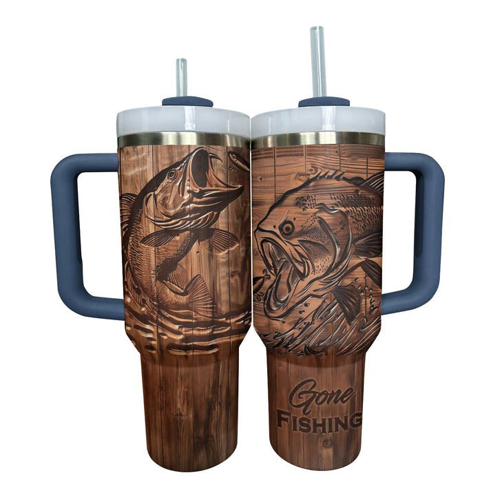 Shineful Tumbler Personalized Stunning Largemouth Bass