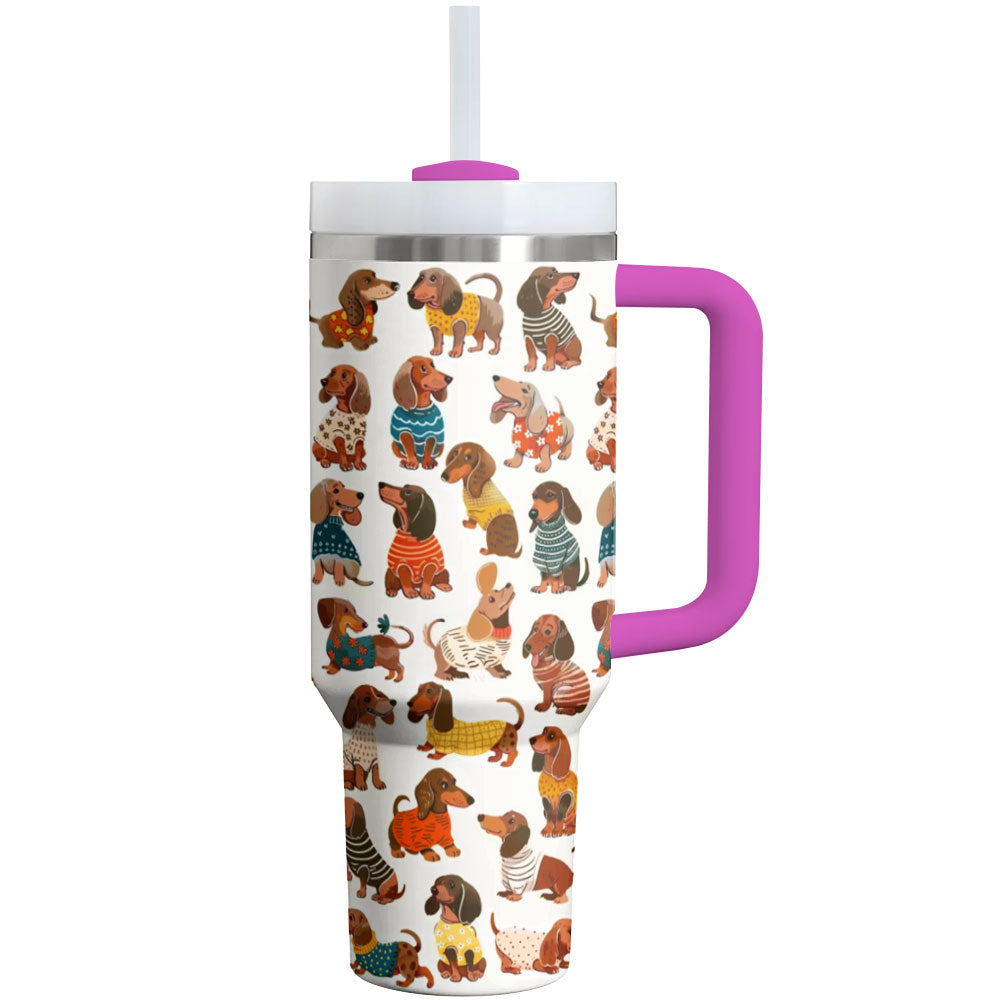 Dachshund Tumbler Shineful Sassy Sausages