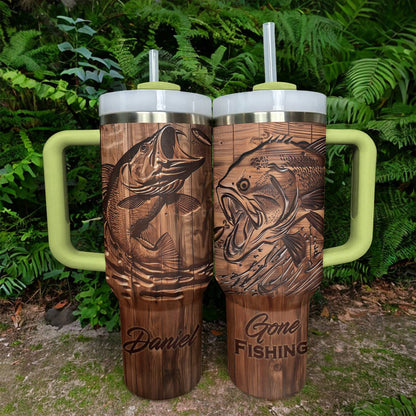 Shineful Tumbler Personalized Stunning Largemouth Bass