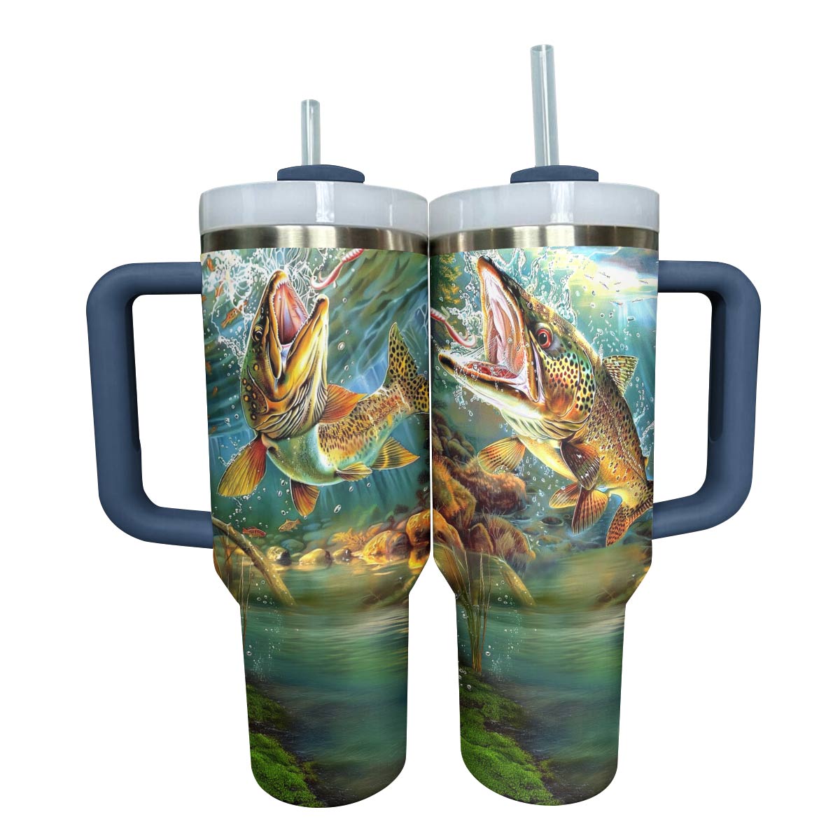 Shineful Tumbler Personalized Elegant Trout