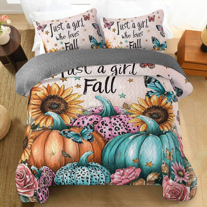 Shineful All Season Quilt 3-Piece Set Fall Fairy Tale