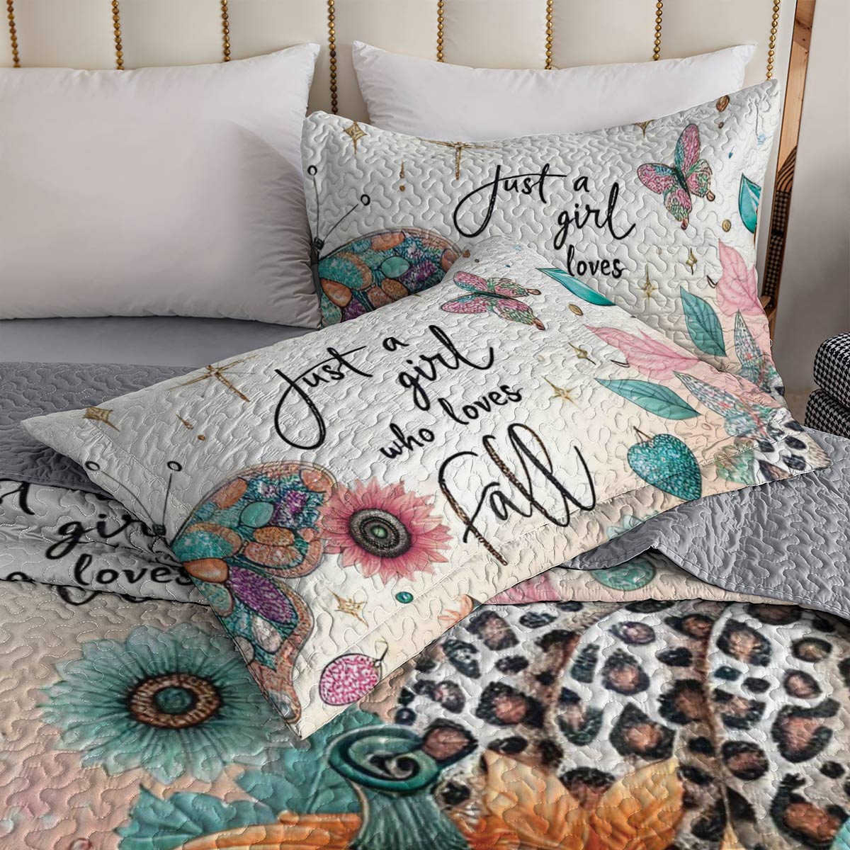 Shineful All Season Quilt 3-Piece Set Autumnal Dreams