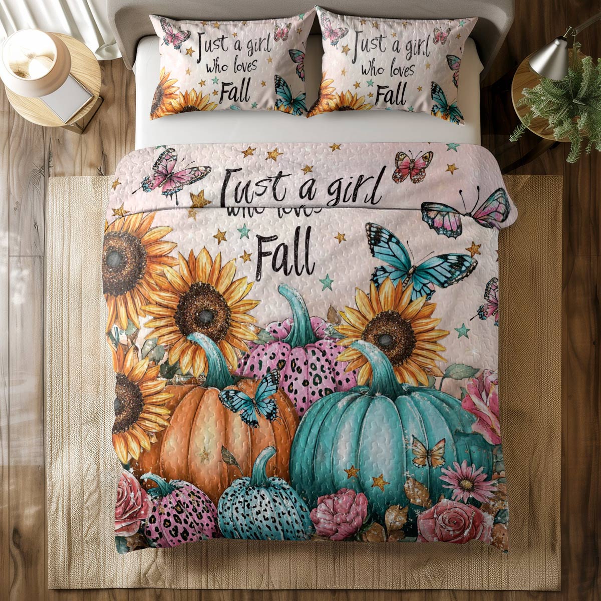 Shineful All Season Quilt 3-Piece Set Fall Fairy Tale