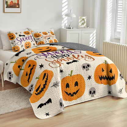 Shineful All Season Quilt 3-Piece Set Sweet & Spooky