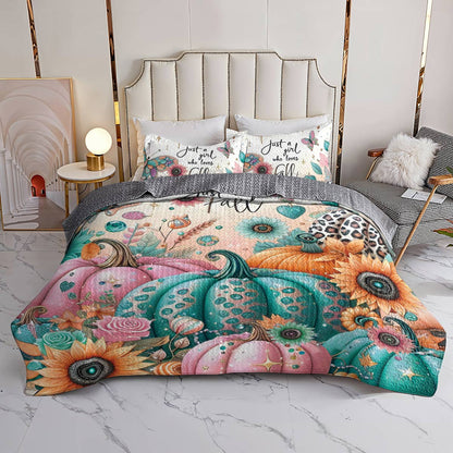 Shineful All Season Quilt 3-Piece Set Autumnal Dreams