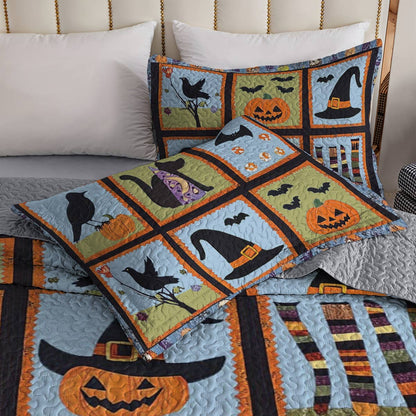 Shineful All Season Quilt 3-Piece Set Ghostly Gathering