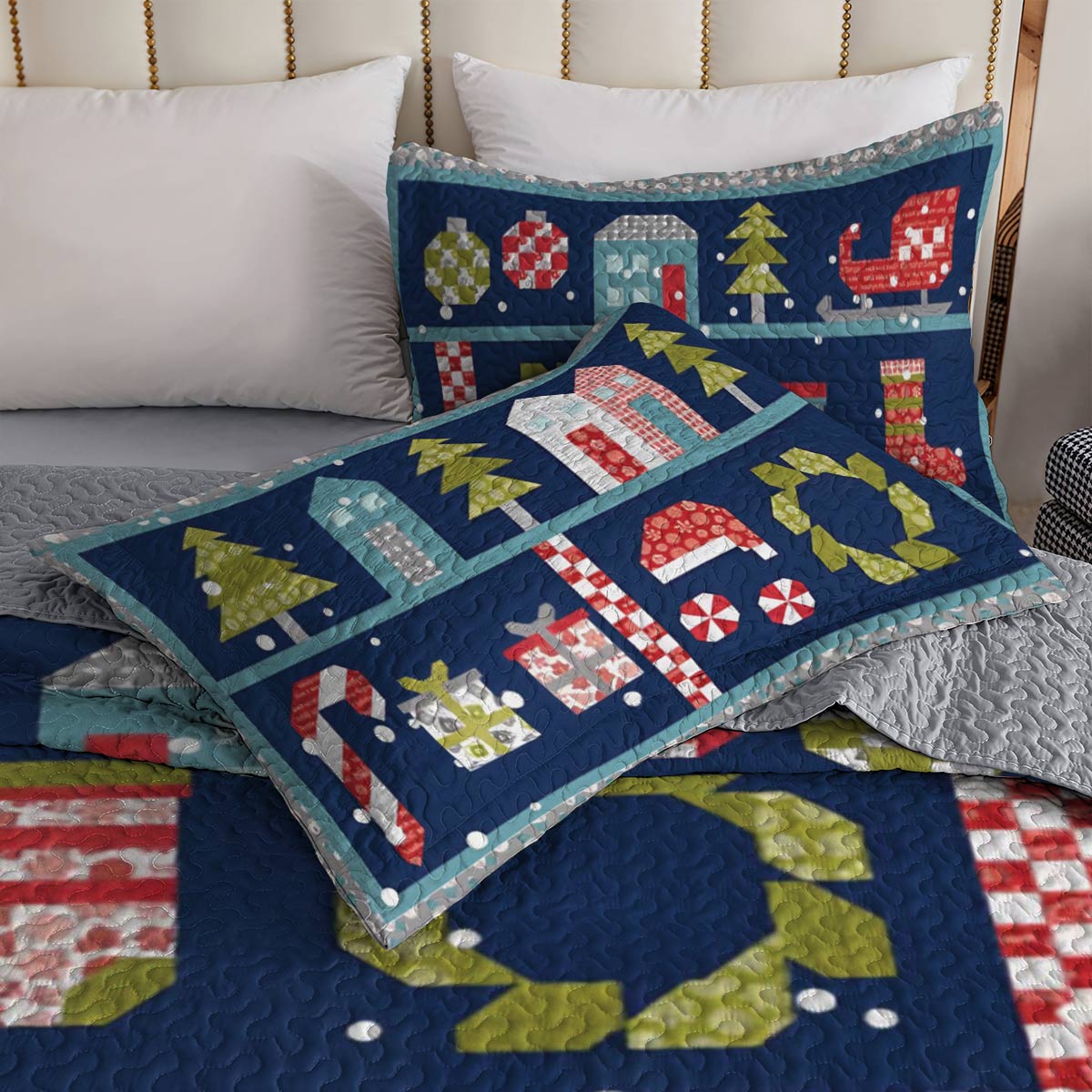 Shineful All Season Quilt 3-Piece Set Christmas Dreams