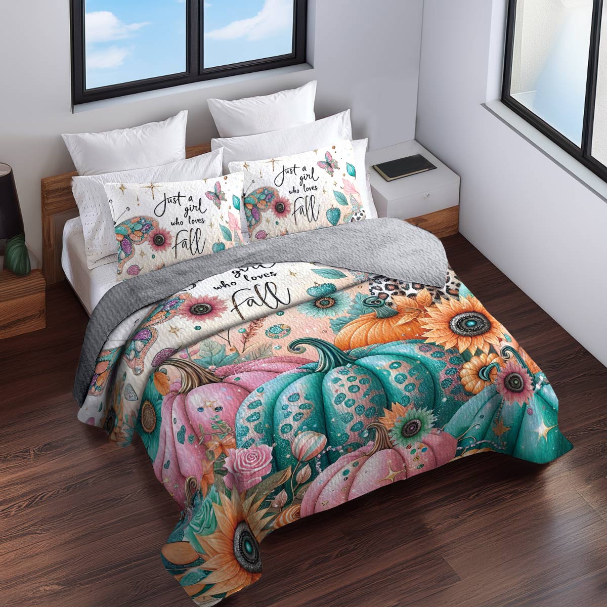 Shineful All Season Quilt 3-Piece Set Autumnal Dreams