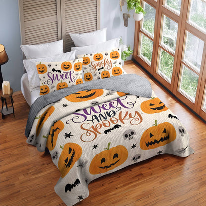 Shineful All Season Quilt 3-Piece Set Sweet & Spooky