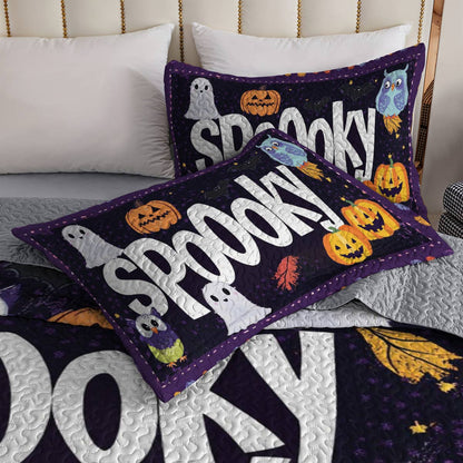 Shineful All Season Quilt 3-Piece Set Spooky