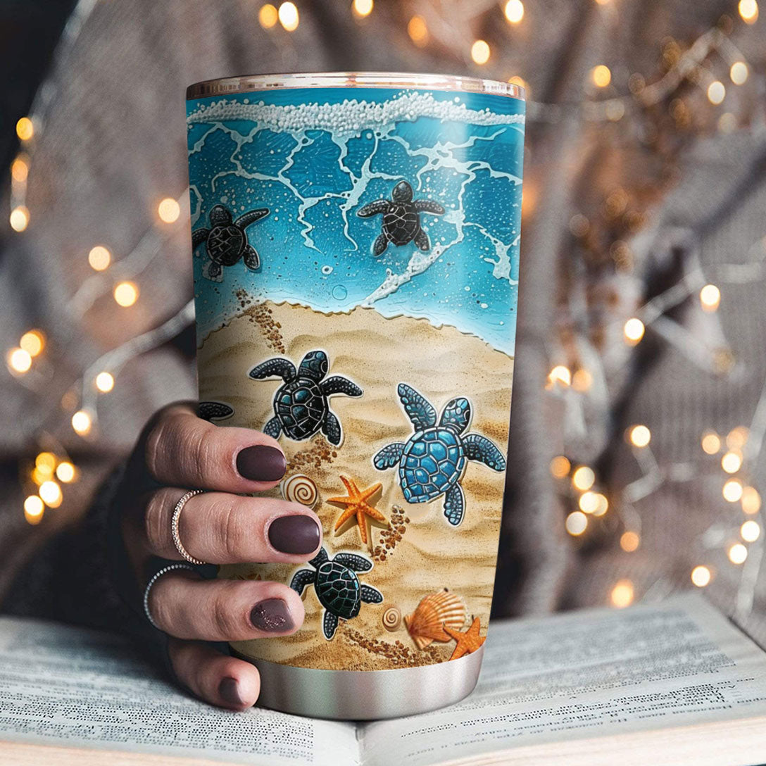 Shineful 20oz Tumbler Sea Turtle Journey