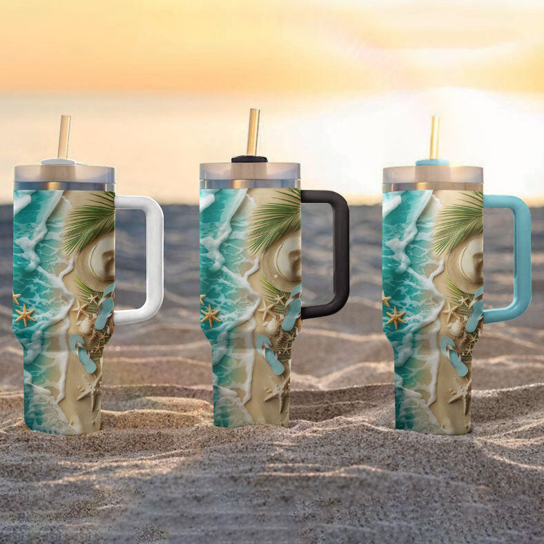 Shineful Tumbler Beach Bliss