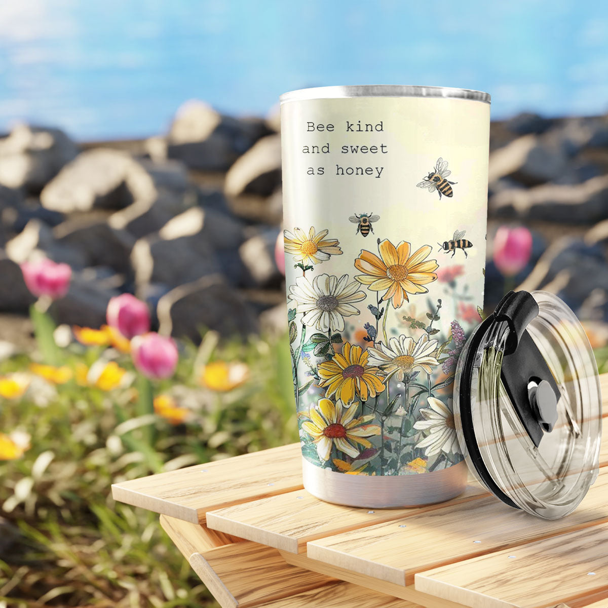 Shineful 20oz Tumbler Bee Kind