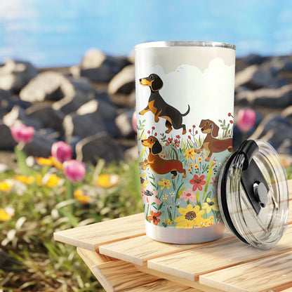 Shineful 20oz Tumbler Dachshund Delight