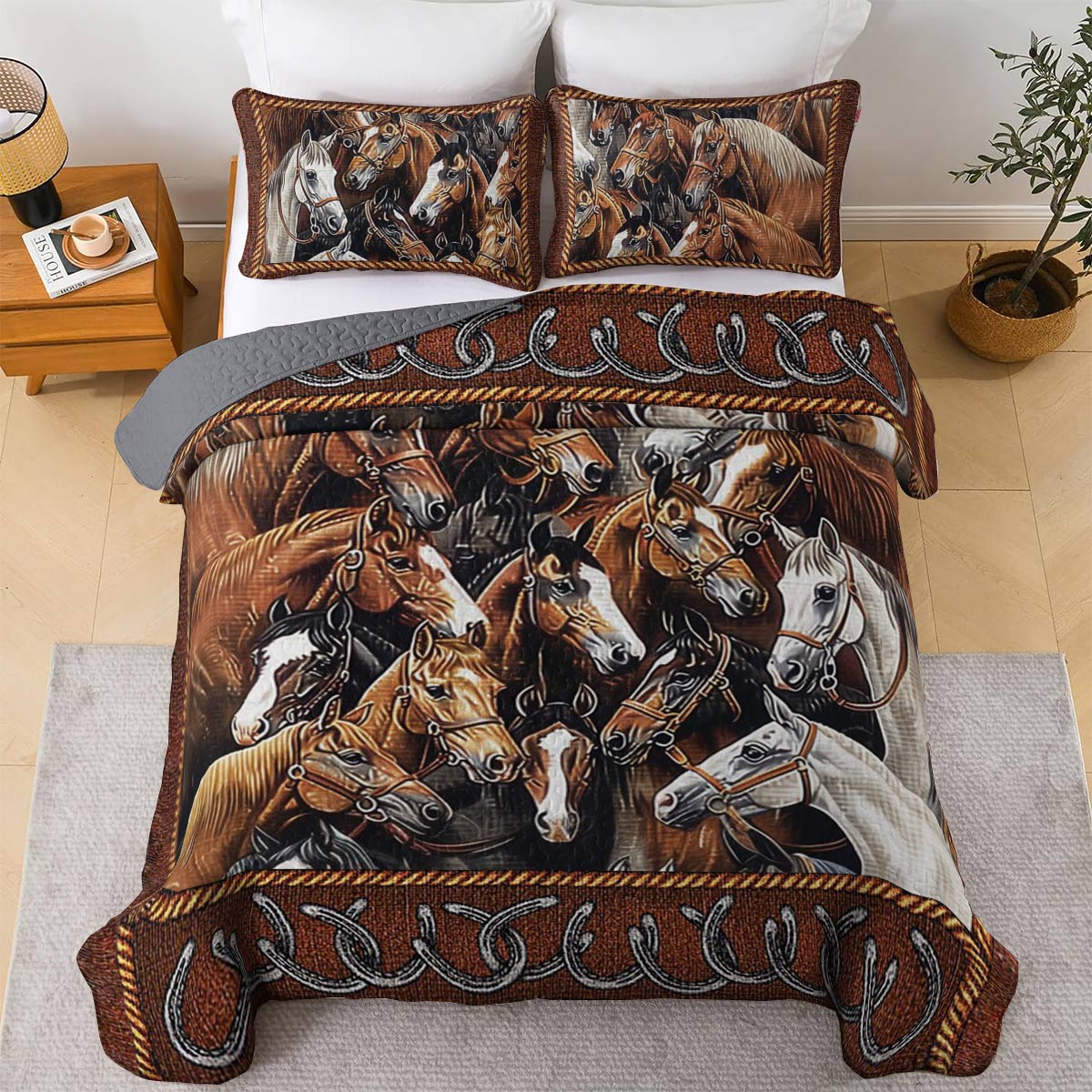 Shineful All Season Quilt 3-Piece Set Rodeo Dreams