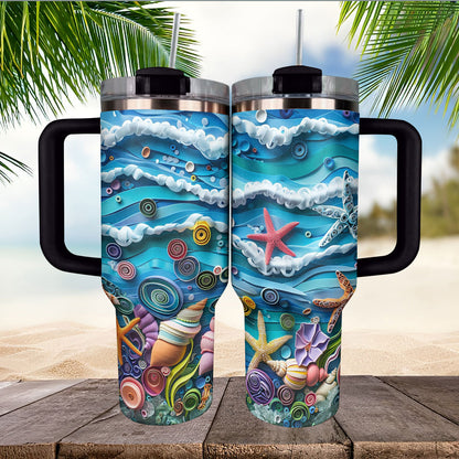 Shineful Tumbler Seaside Whimsy