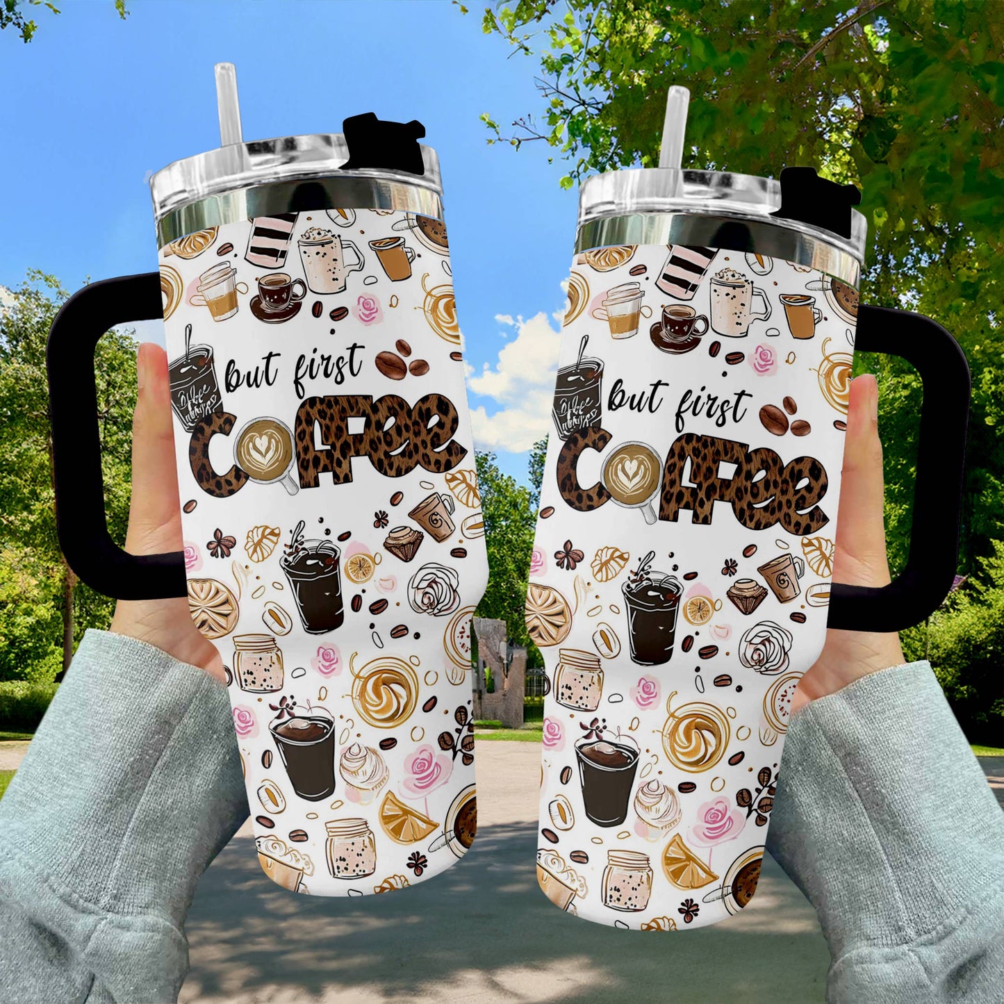 Shineful Tumbler Coffee Shineful But First Coffee Ver2