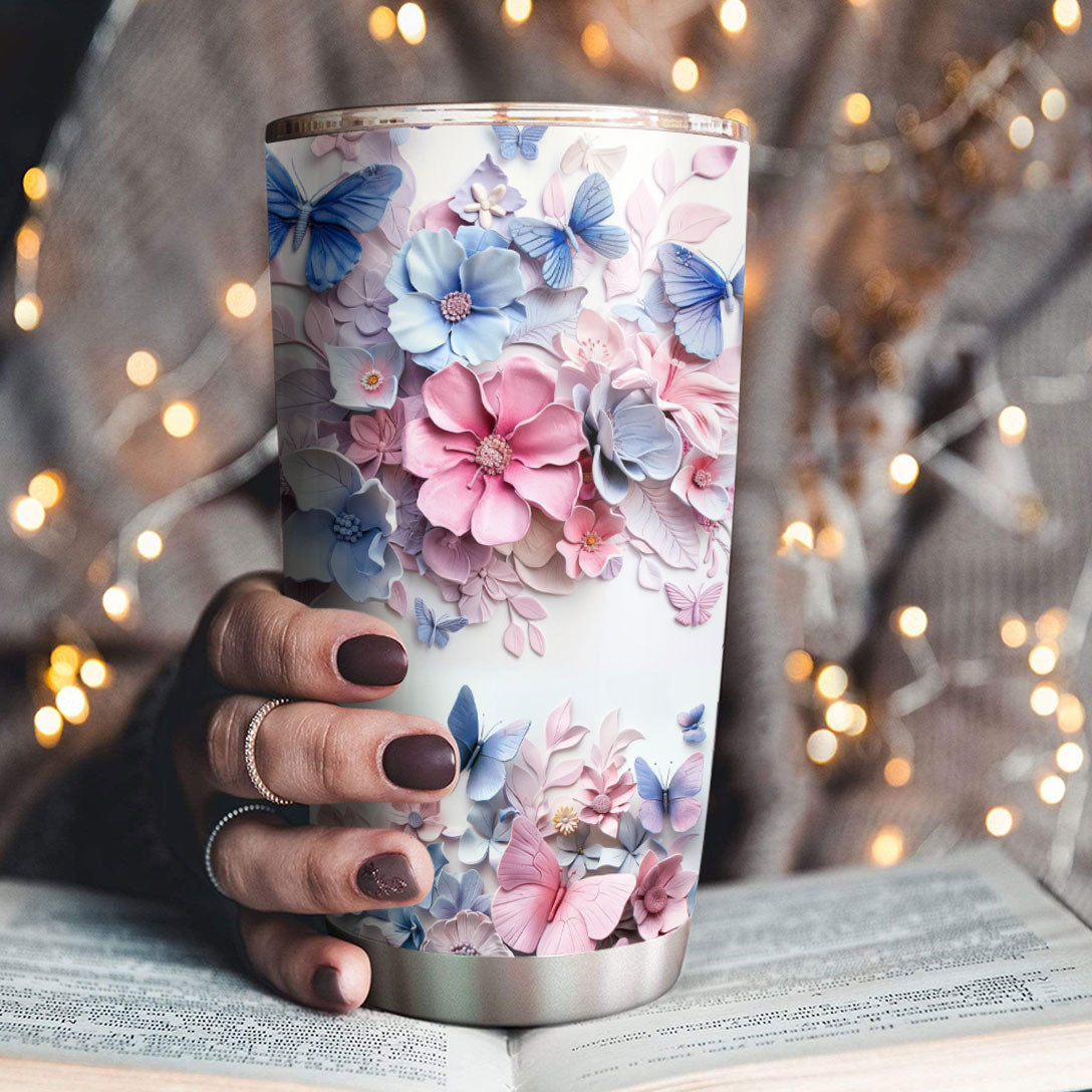 Shineful 20oz Tumbler Butterfly Blossom