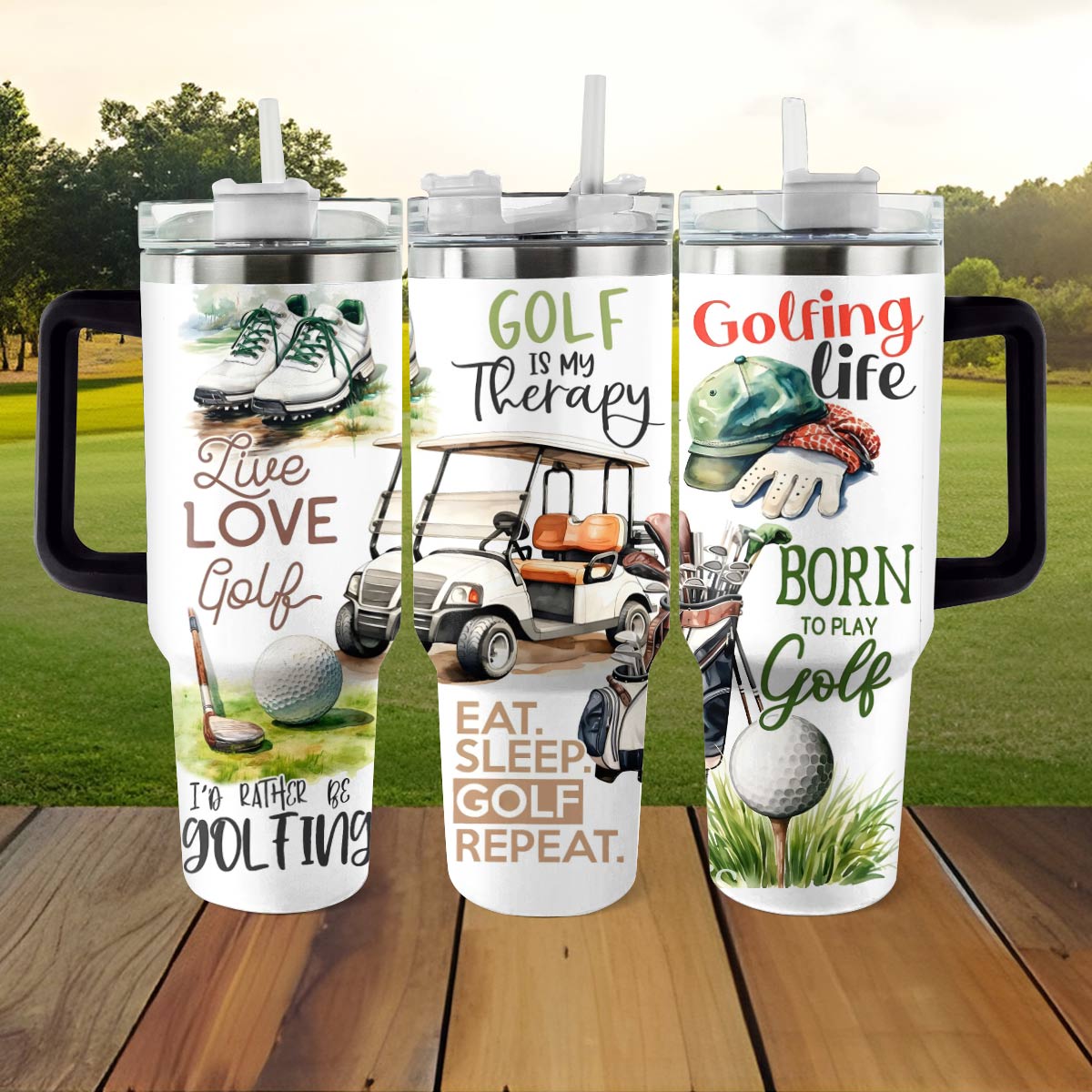 Shineful Tumbler Just Golf