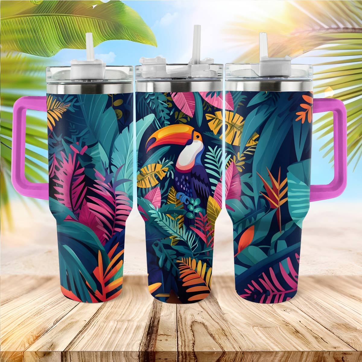 Shineful Tumbler Colorful Toucan