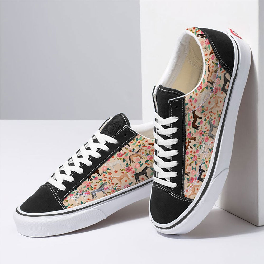 Shineful Sneakers Floral Horses