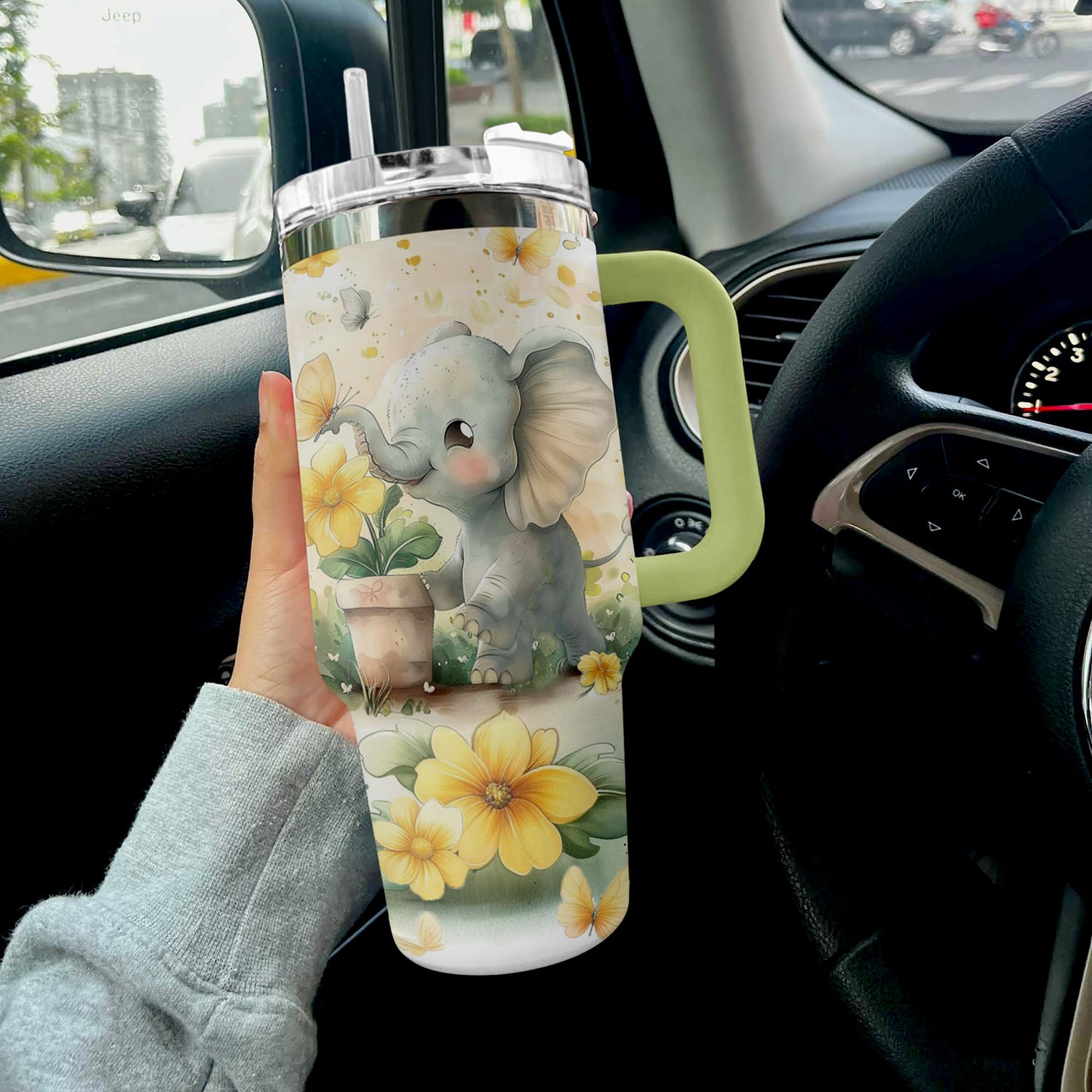 Shineful Tumbler Happy Elephant