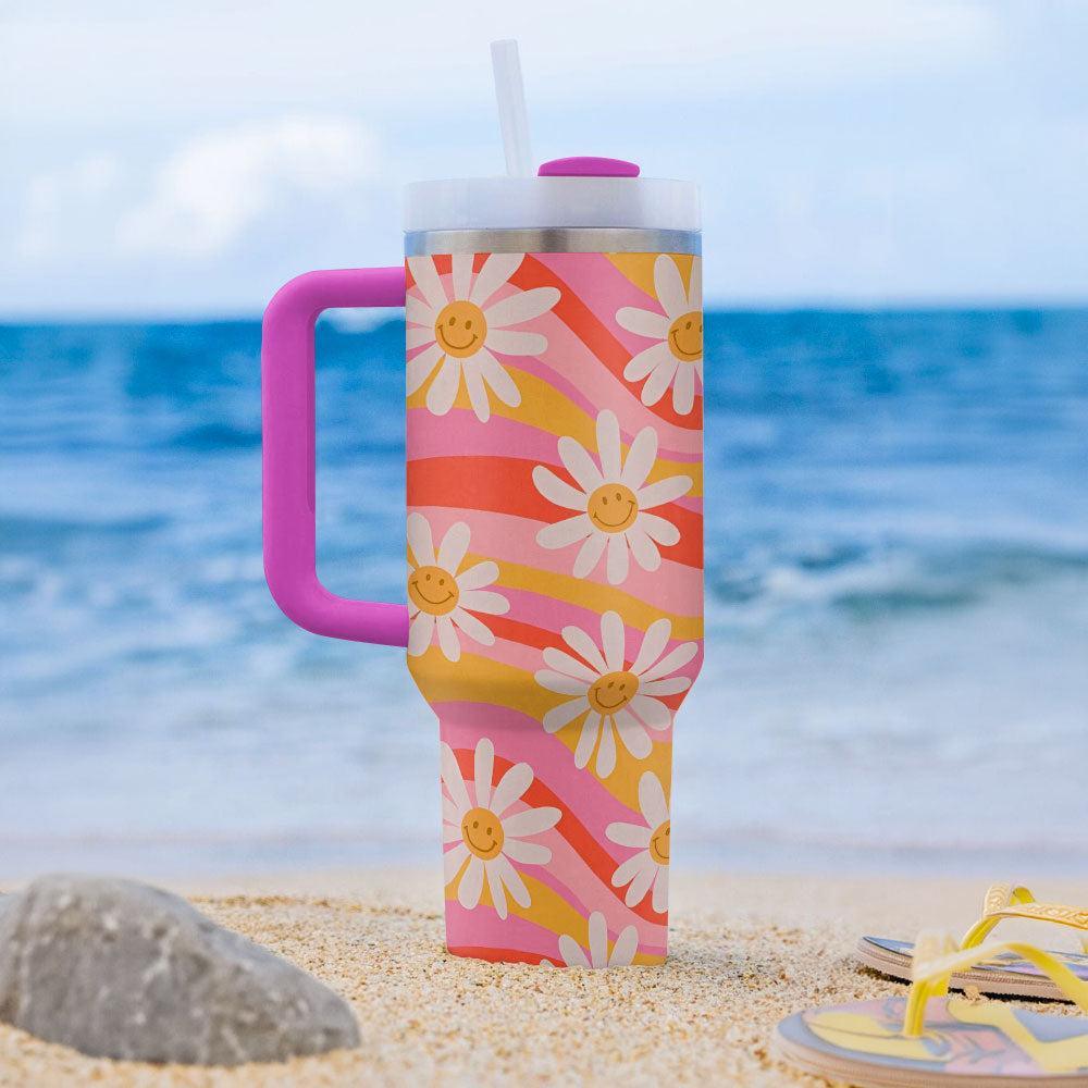 Shineful Tumbler Smiling Daisy Ver3