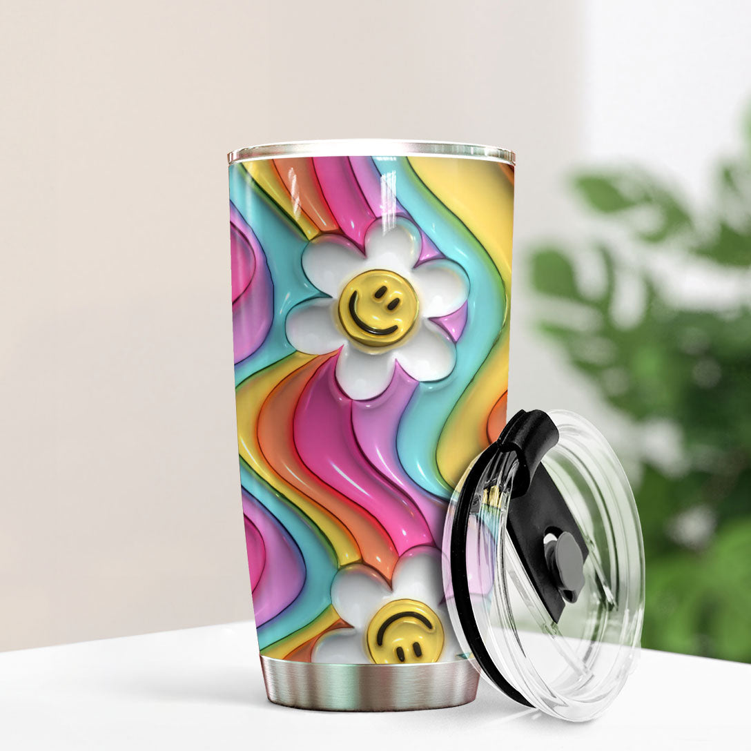 Shineful 20oz Tumbler Puffy Smiley