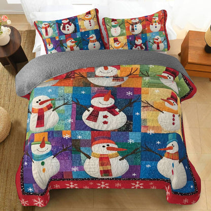 Shineful All Season Quilt 3-Piece Set First Snow