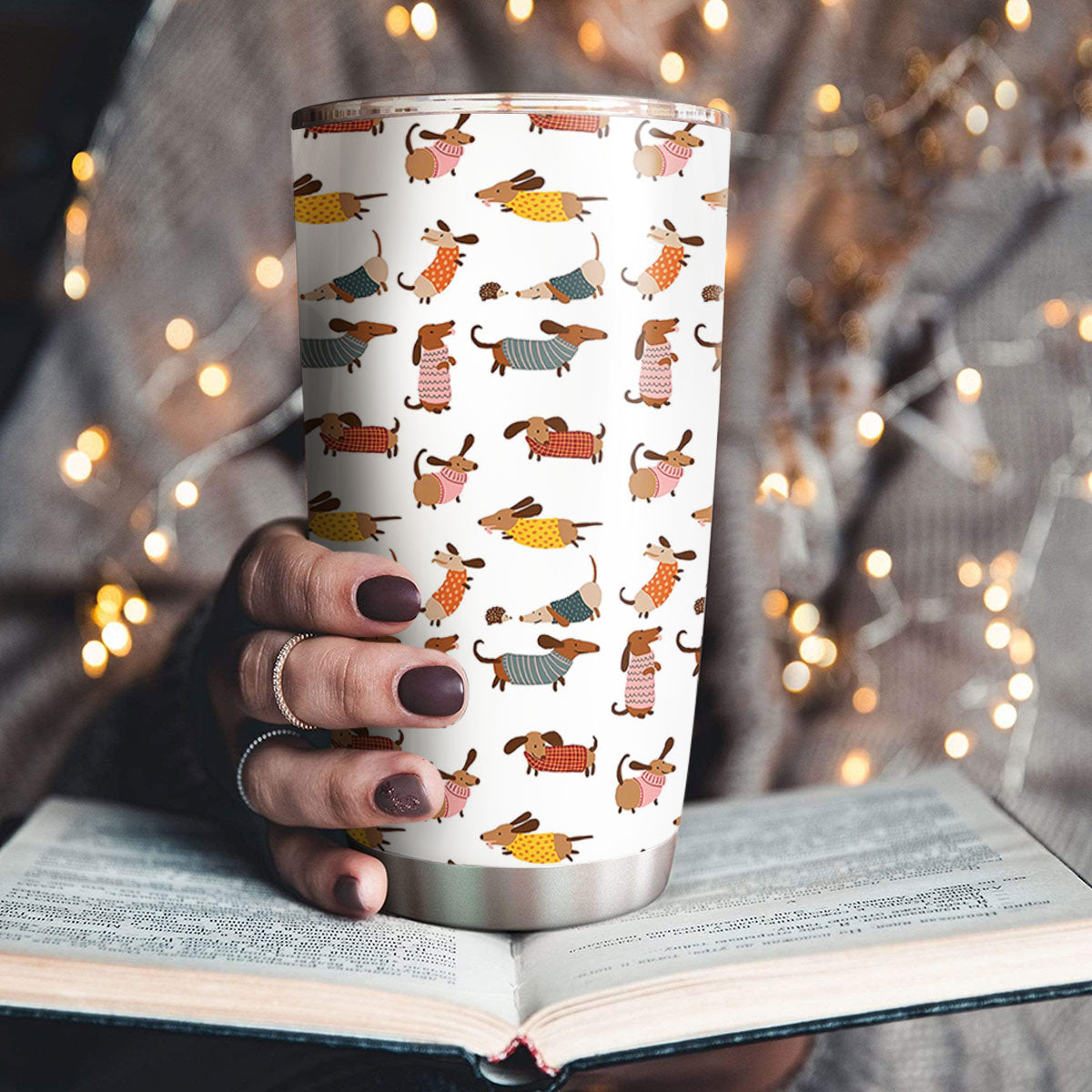 Shineful 20oz Tumbler Naughty Dachshunds