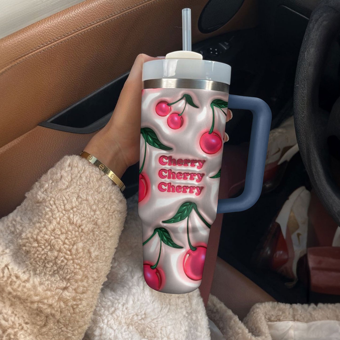 Shineful Tumbler Puffy Cherry