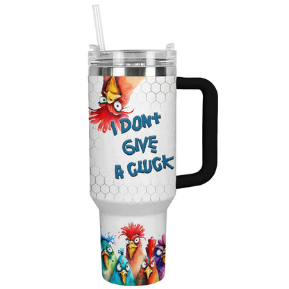 Chicken 40 Oz Shineful™ Tumbler Cluck Lk8 Black 40Oz