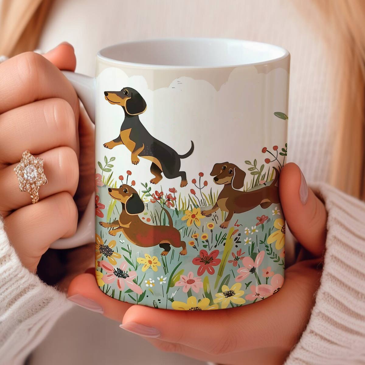 Shineful Ceramic Mug Dachshund Delight