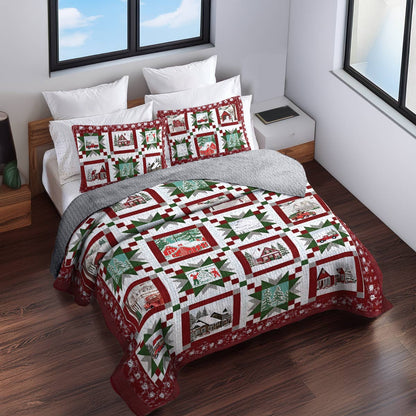 Shineful All Season Quilt 3-Piece Set Winter Wishes