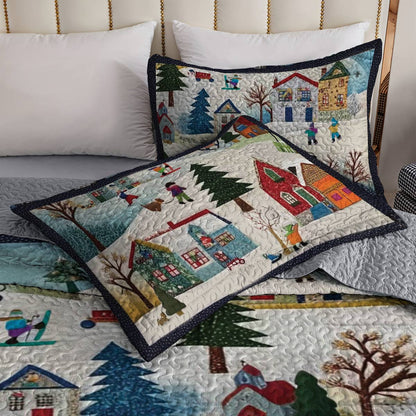 Shineful All Season Quilt 3-Piece Set Mistletoe Magic