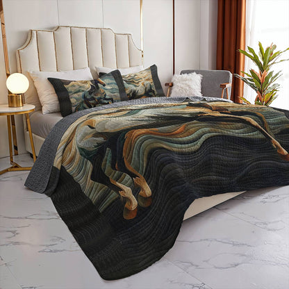 Shineful All Season Quilt 3-Piece Set My Destrier