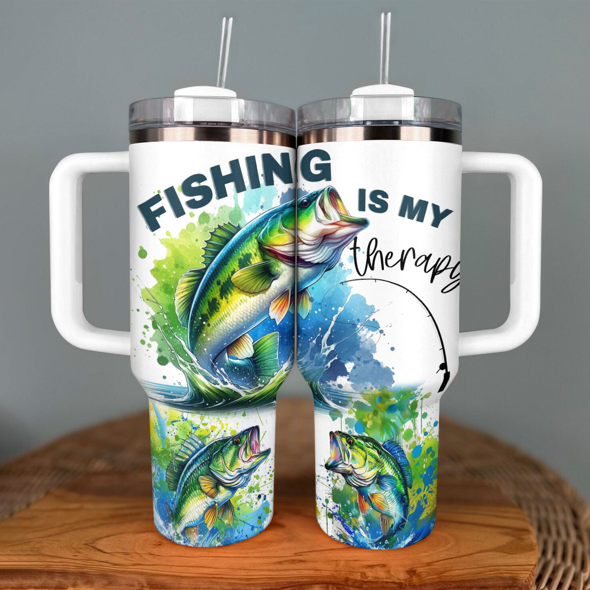 Shineful Tumbler Therapy Fishing