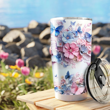 Shineful 20oz Tumbler Butterfly Blossom