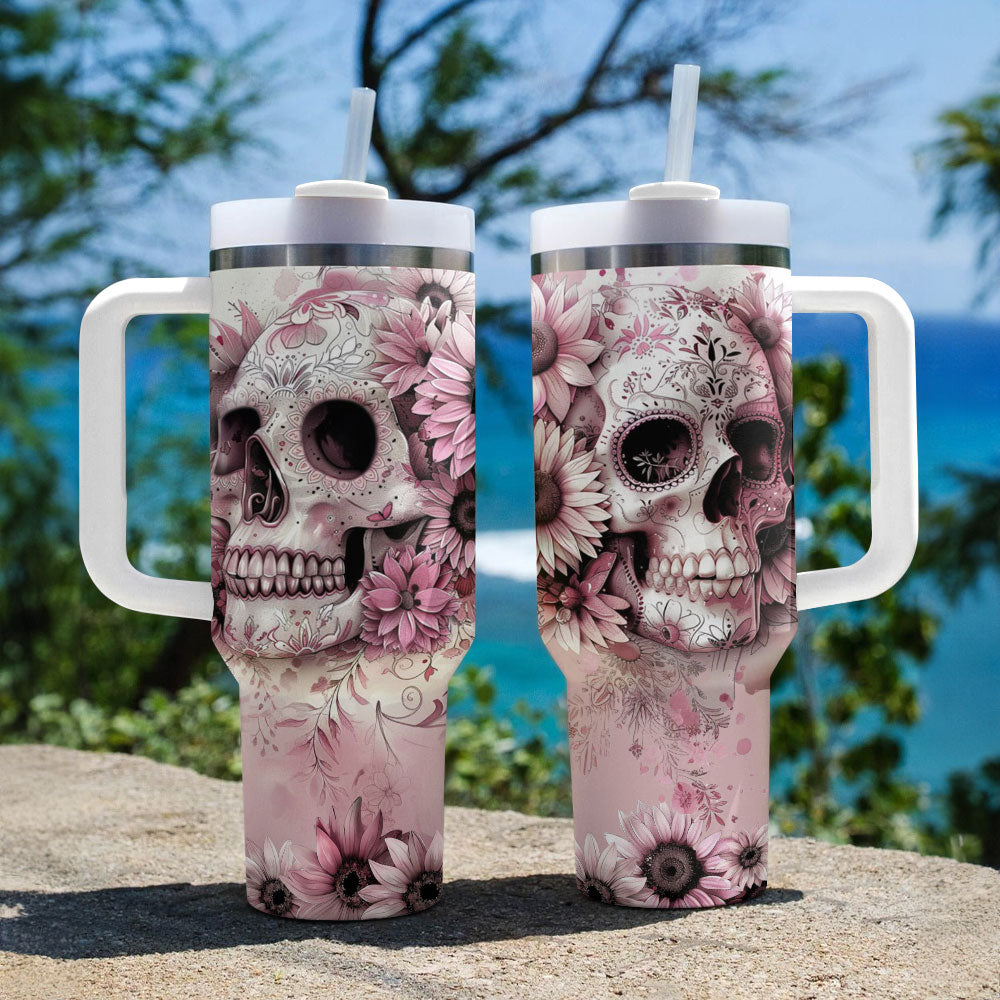 Shineful Tumbler Blossom Skull