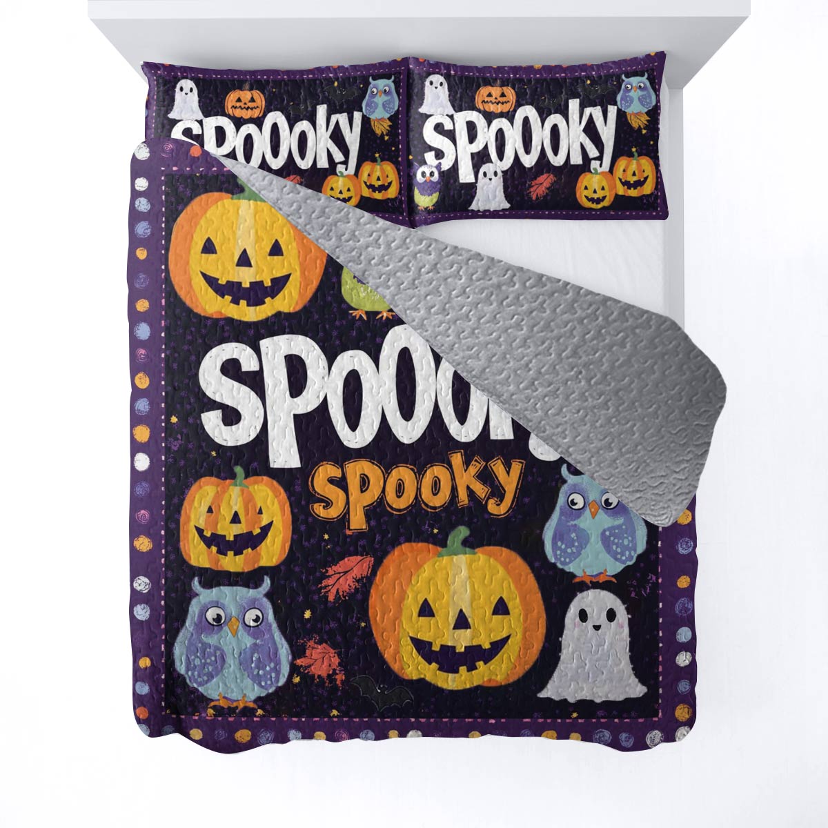 Shineful All Season Quilt 3-Piece Set Spooky