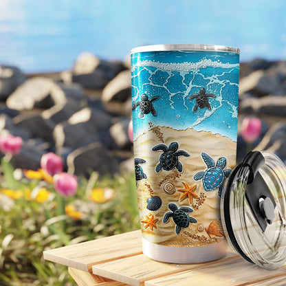 Shineful 20oz Tumbler Sea Turtle Journey