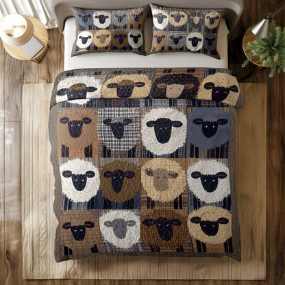 Shineful All Season Quilt 3-Piece Set Sheepish Dreams